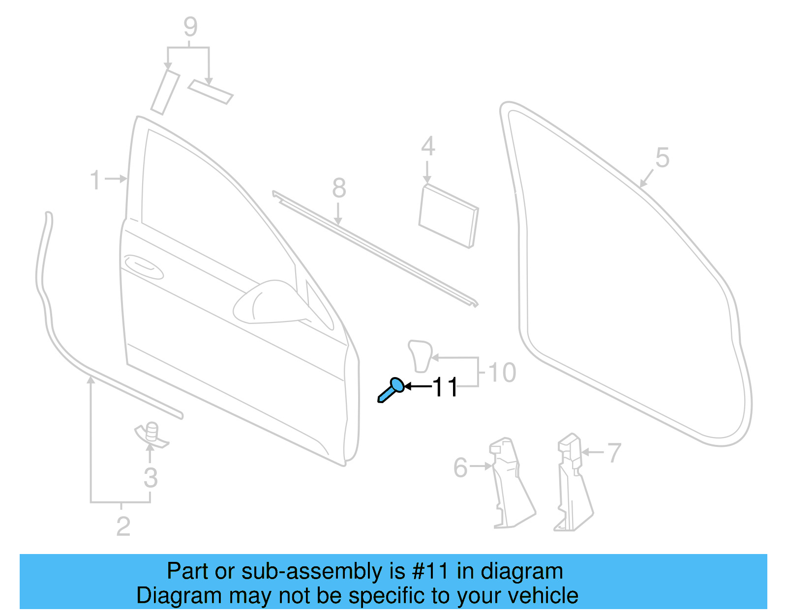 Cover Clip 8E0-881-090-4PK - View 20