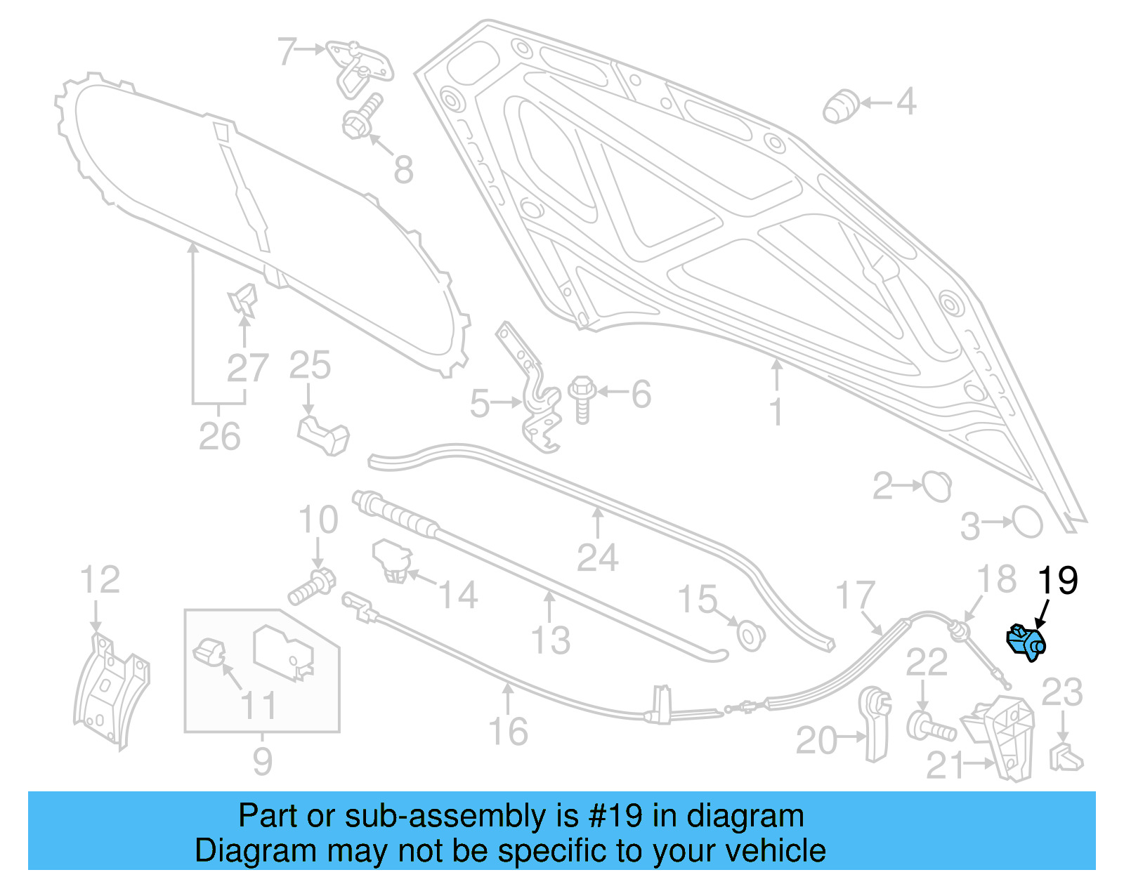 Release Cable Clip 6Q0-823-567 - View 16