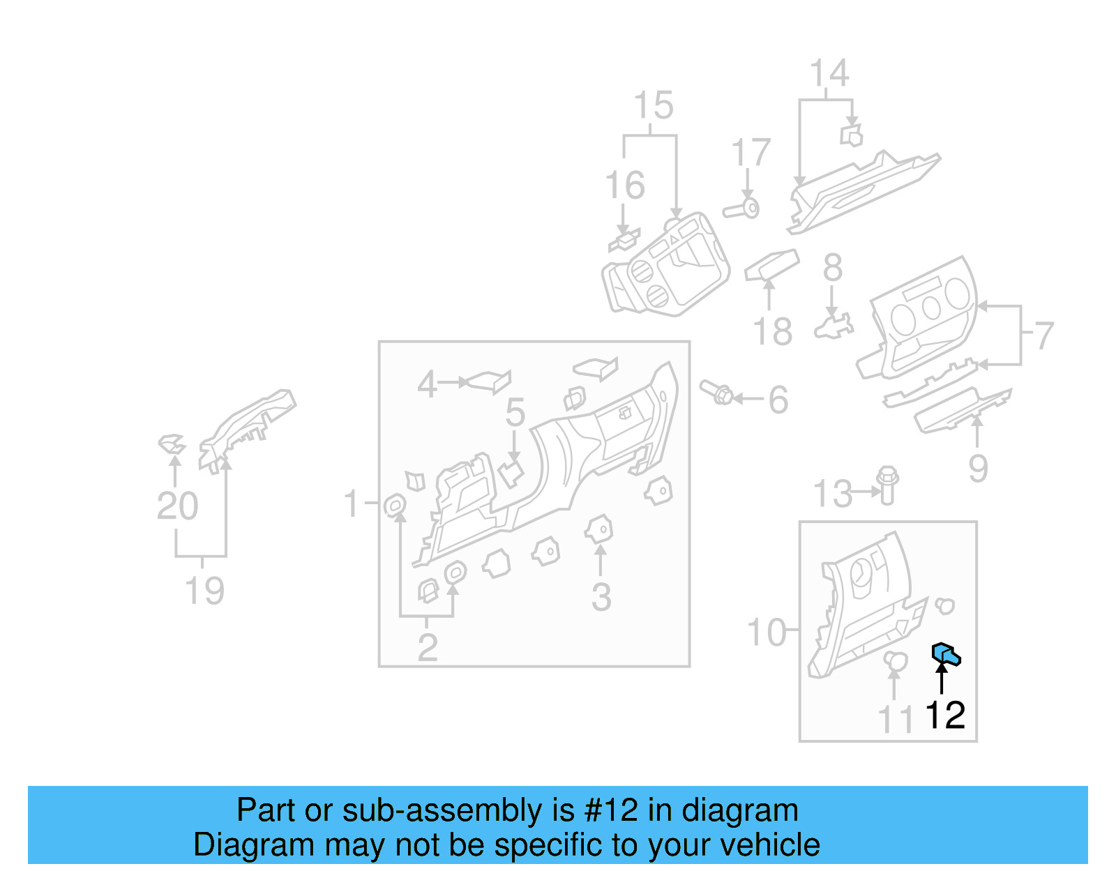 Lining Clip 1T0-857-215 - View 4