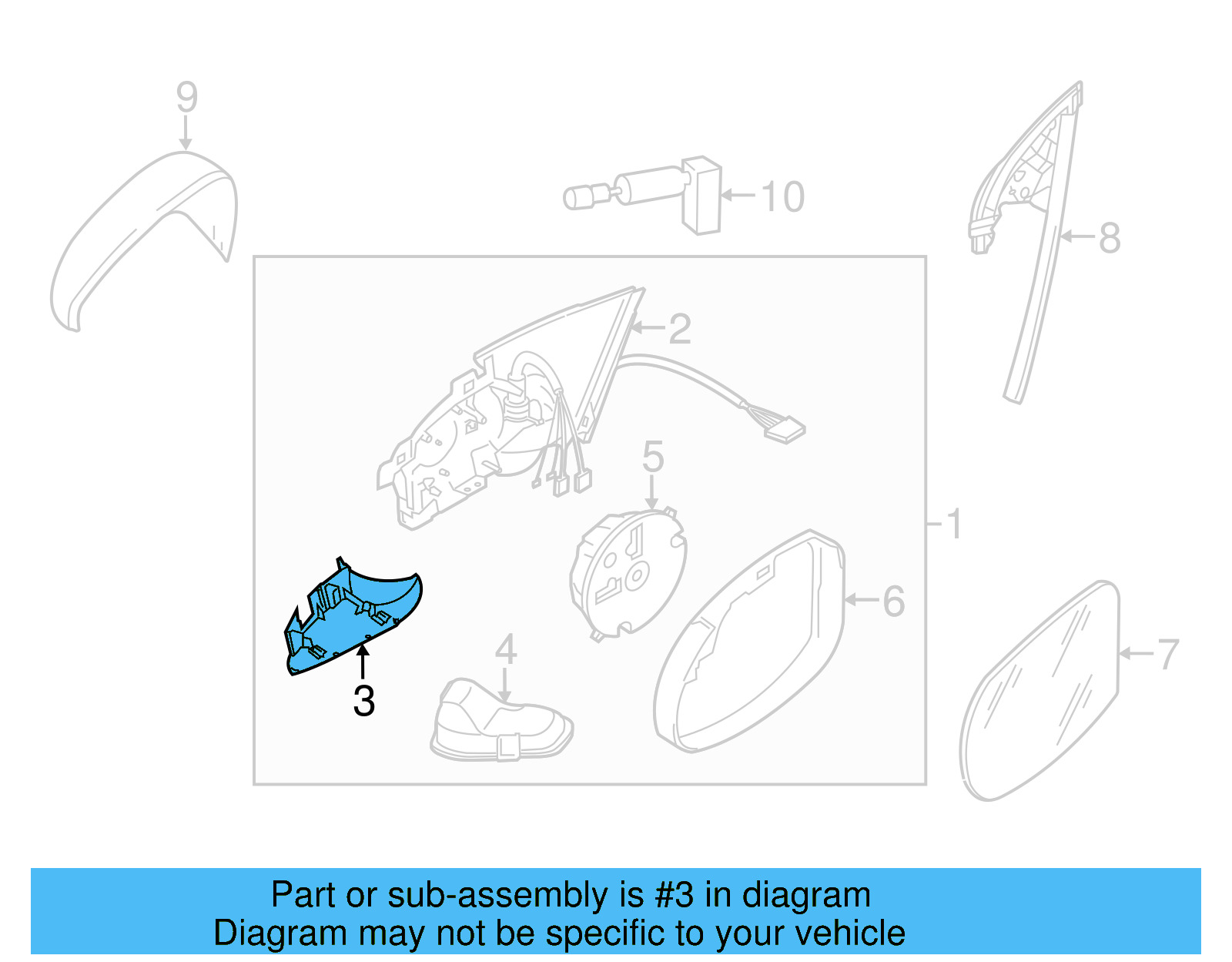 Signal Lamp 3C8-949-102-E - View 4