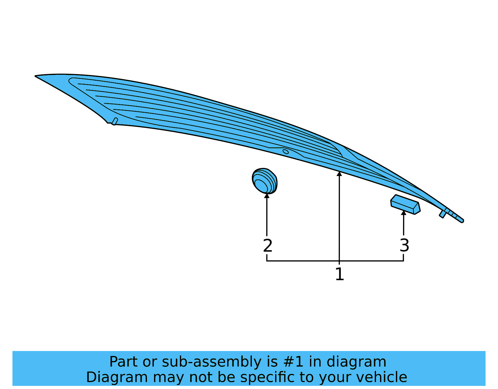 Lift Gate Glass 11A-845-051-L-NVB - View 5