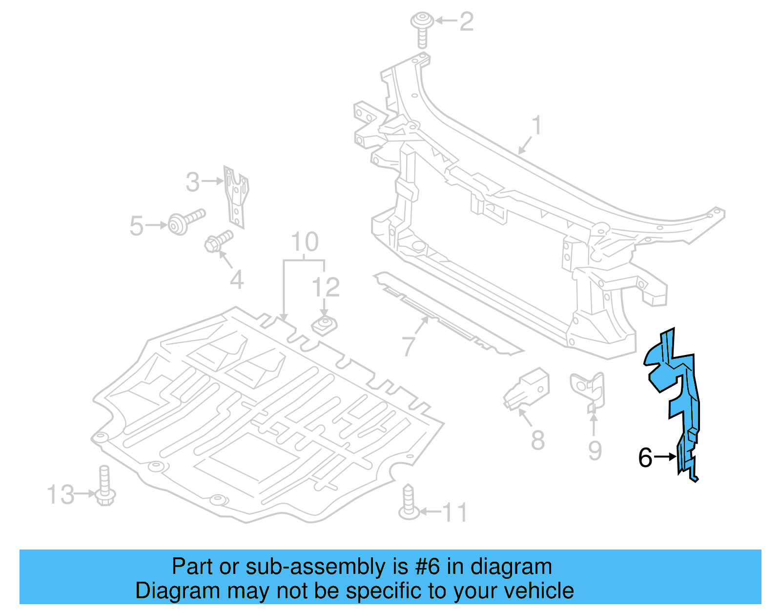 Air Baffle 3C8-121-283-C - View 4