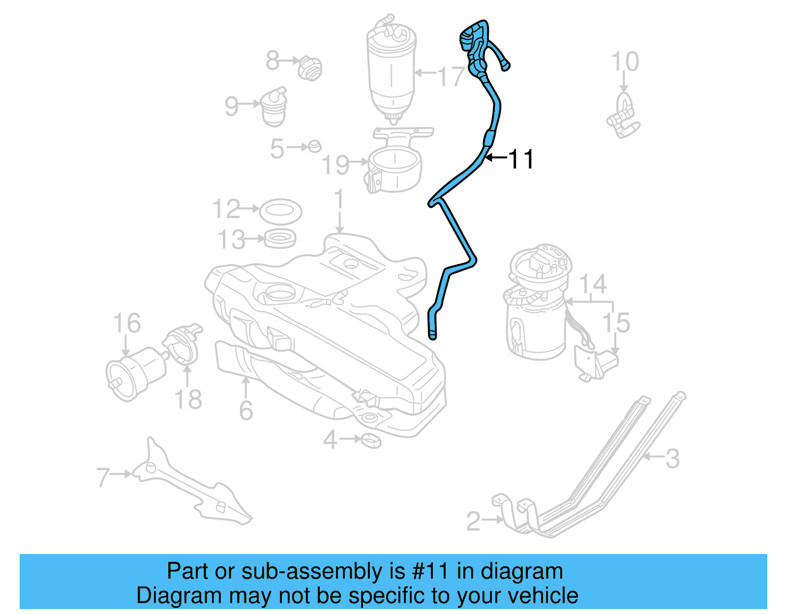 Breather Tube 1J0-201-931-P - View 8