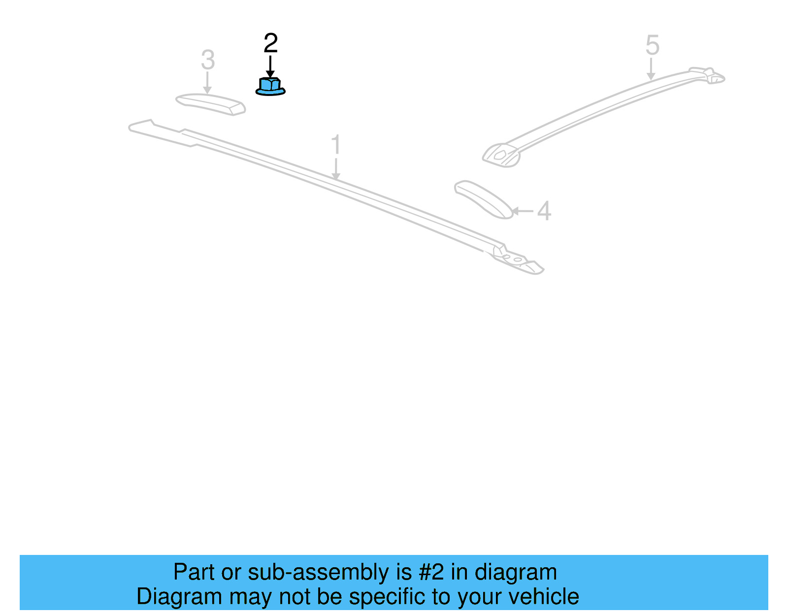 Side Rail Nut WHT-005-410 - View 4