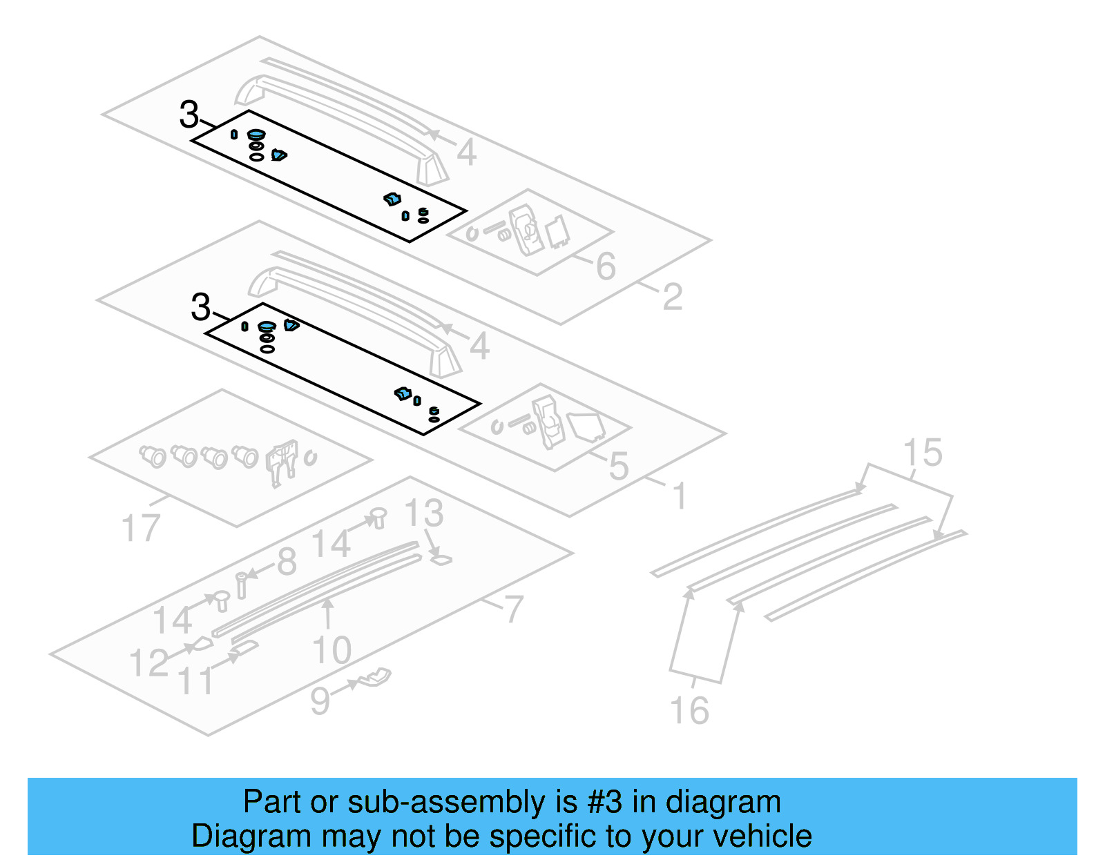Rear Rail Mount Kit 7L6-898-200 - View 4