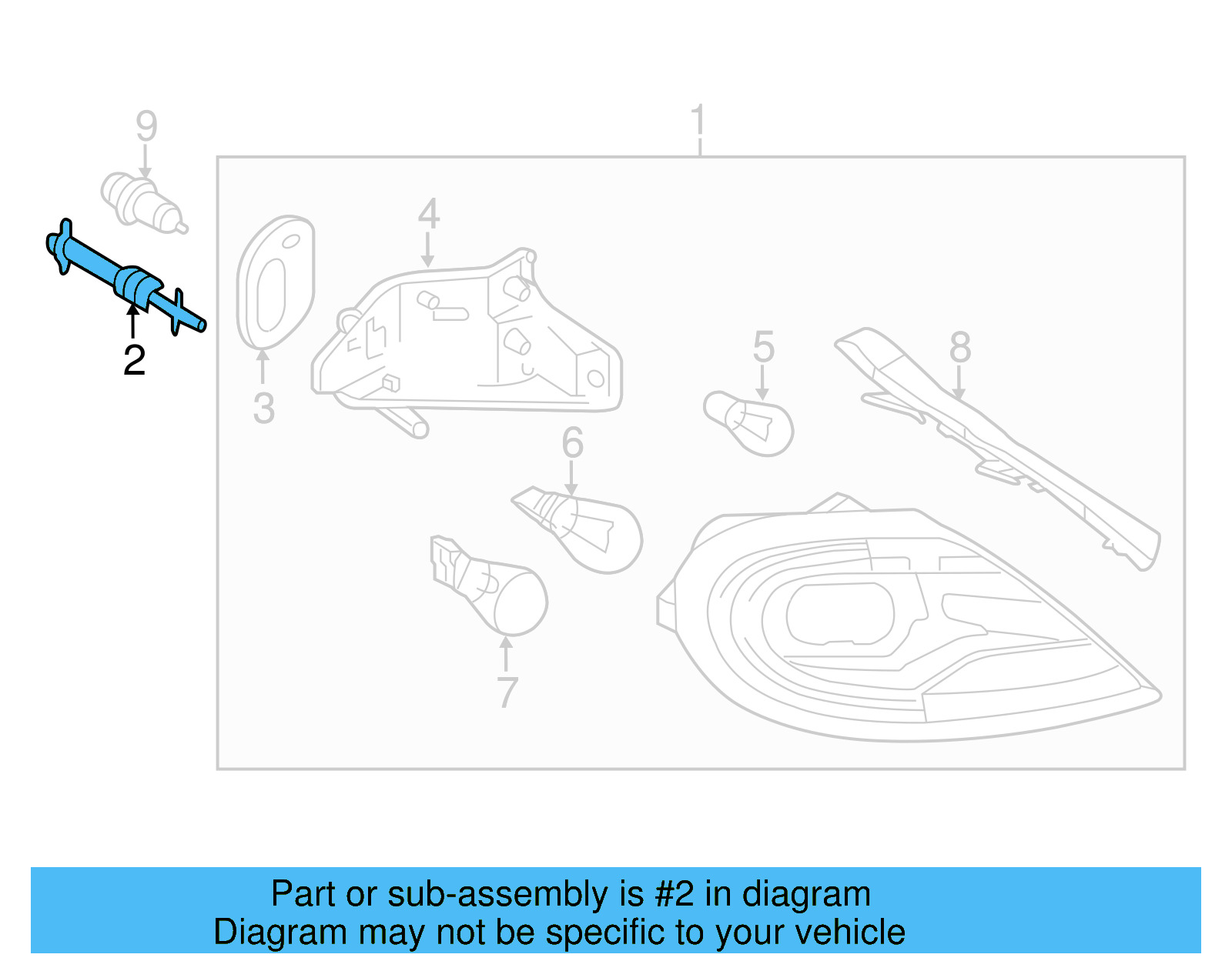 Tail Lamp Assembly Fastener 5C5-945-300-A - View 14