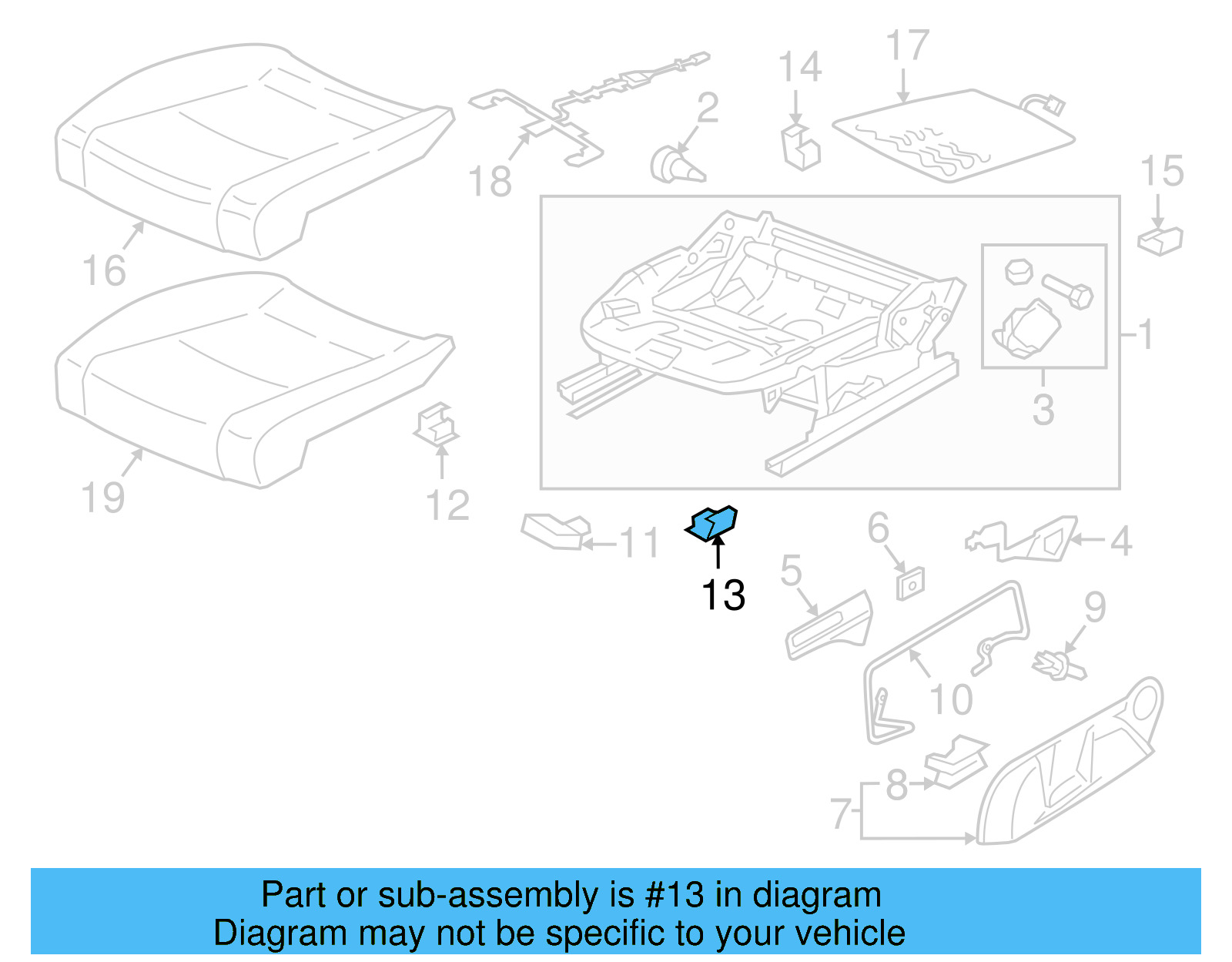 Track End Cover 5G0-881-347-G-9B9 - View 3