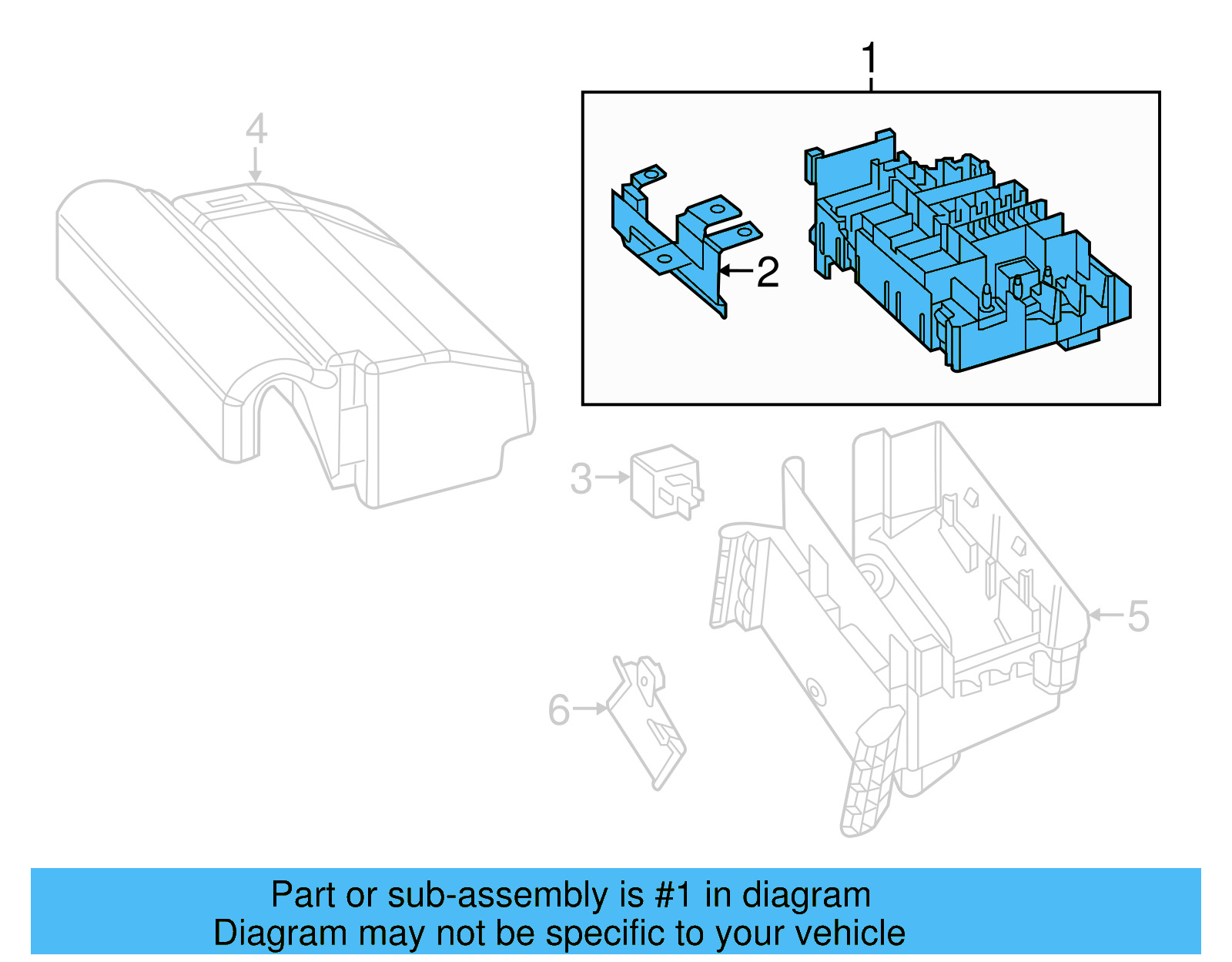 Relay & Fuse Plt 5C0-937-819-N - View 4