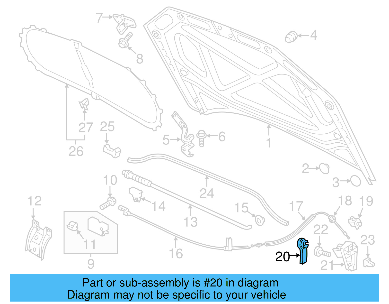 Release Handle 561-823-533-95T - View 10