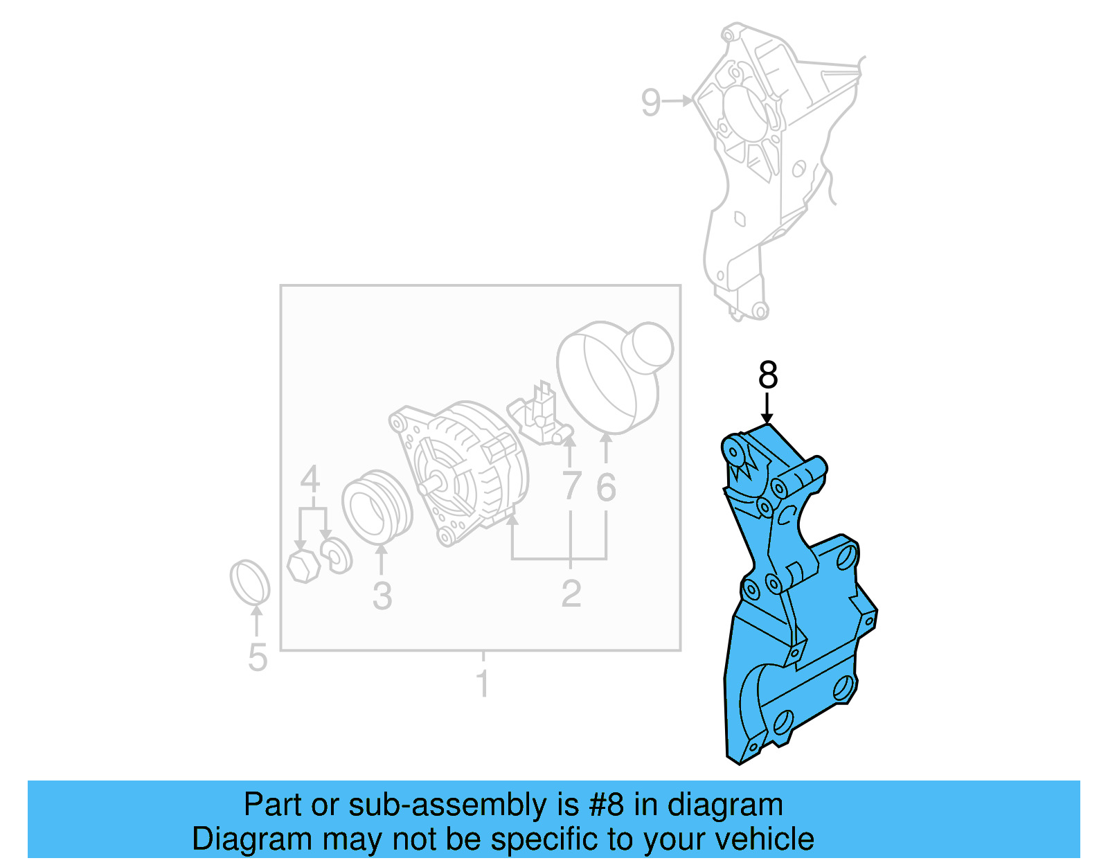 Mount Bracket 06F-903-143-E - View 22