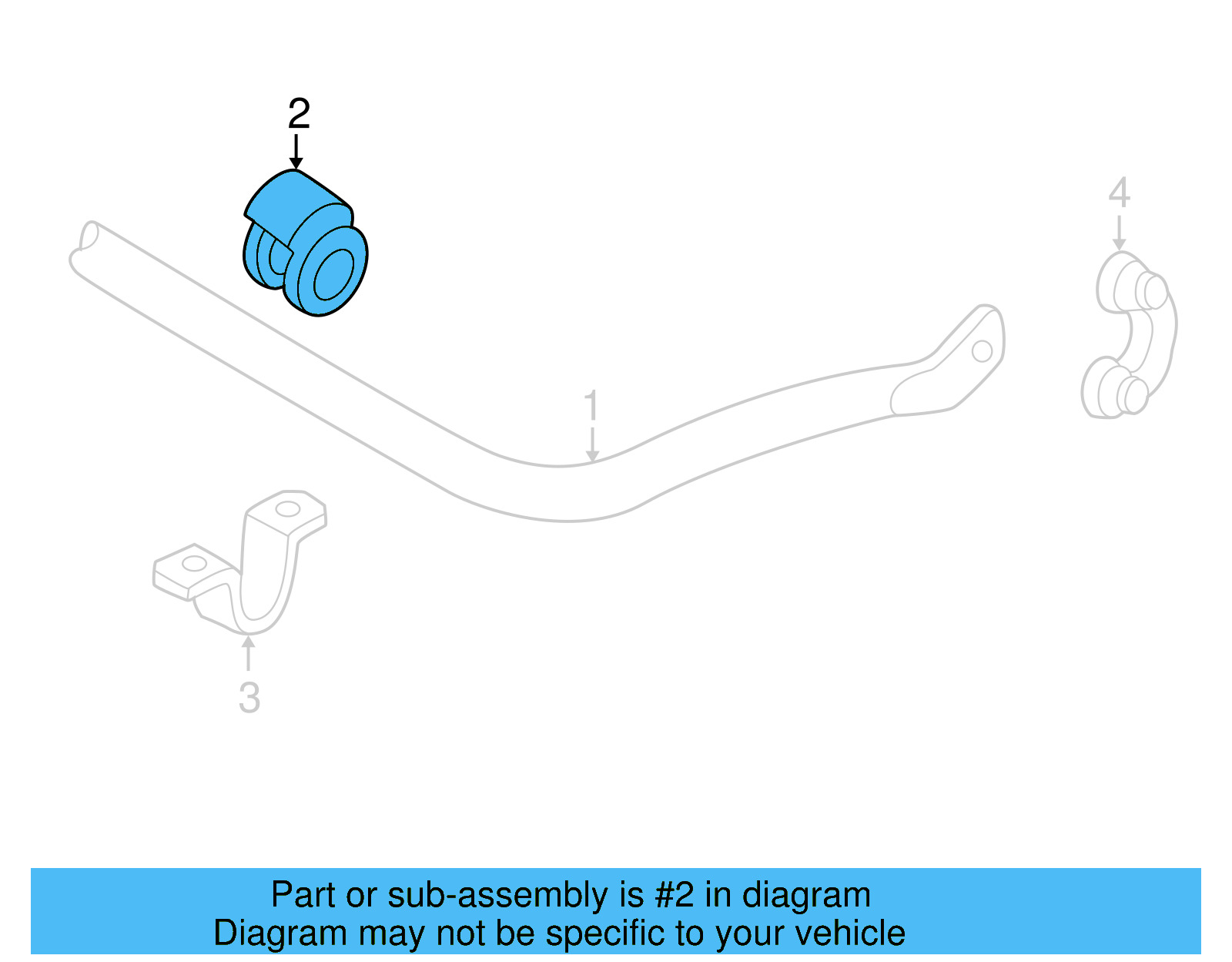 Stabilizer Bar Bushing 4D0-411-327-H - View 11