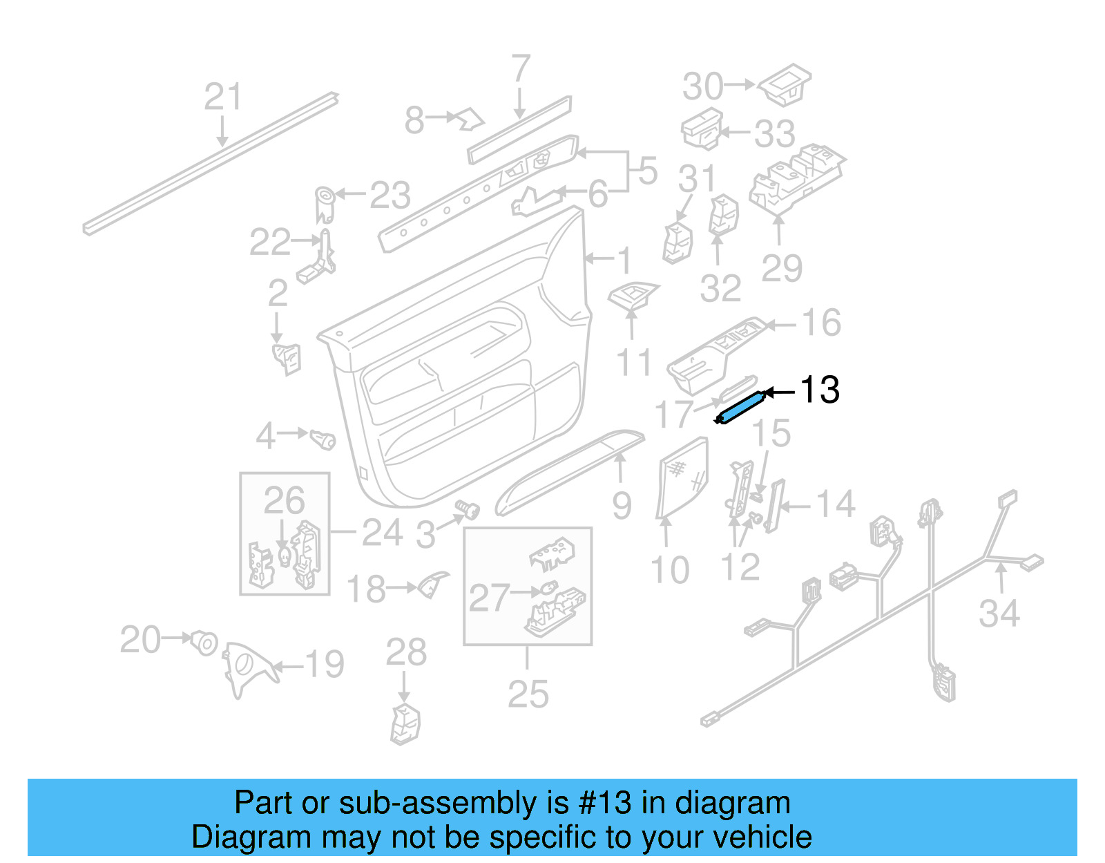 Pull Handle 7L6-867-161-B-7B4