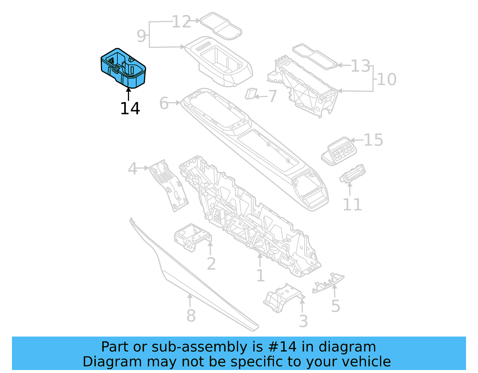 Cup Holder 11A-862-531-A-4PK - View 3