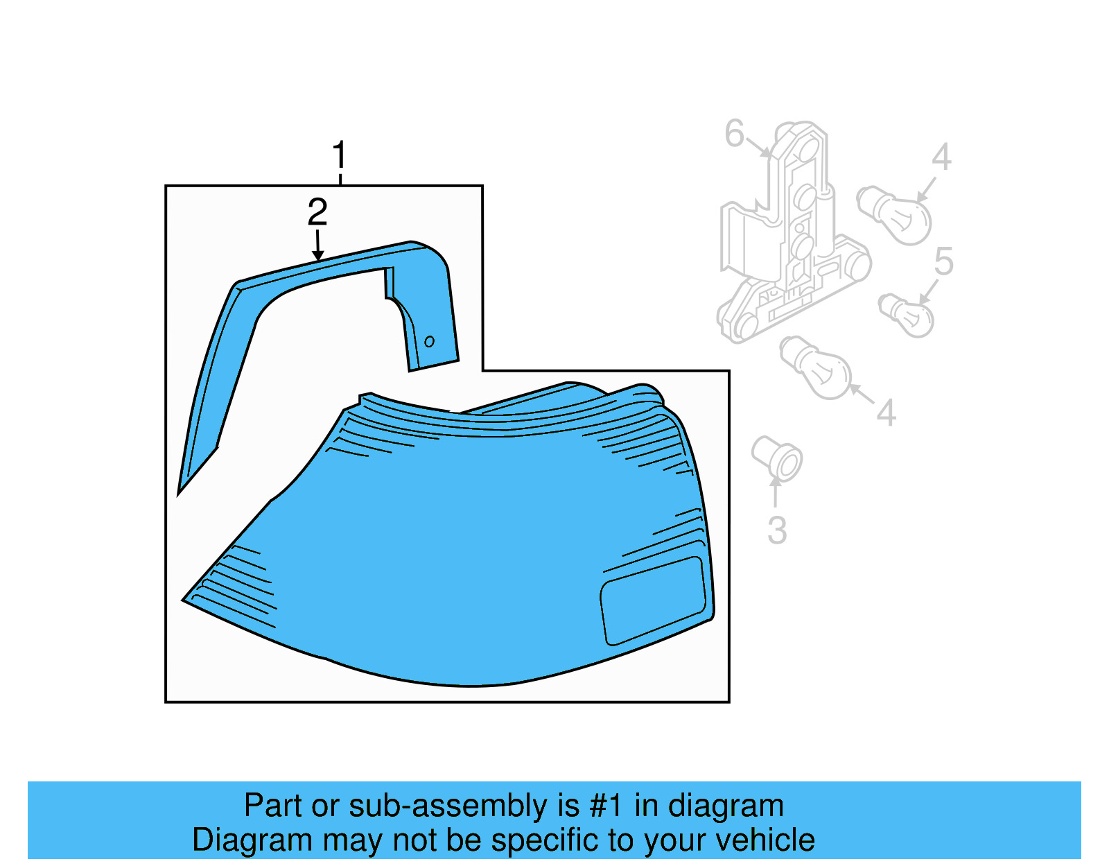 Tail Lamp Assembly 1JM-945-112-B - View 6