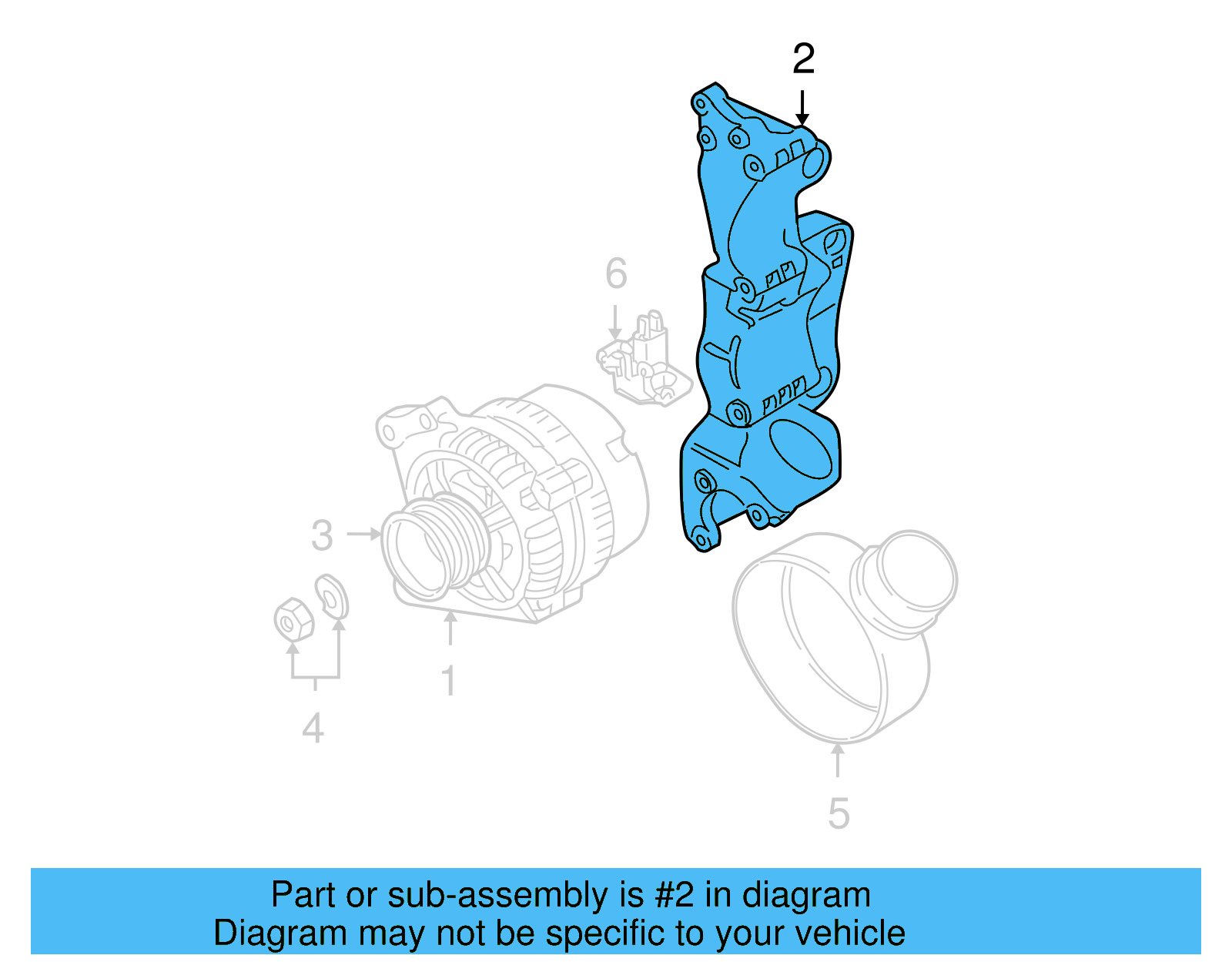 Bracket 06A-903-141-P - View 9