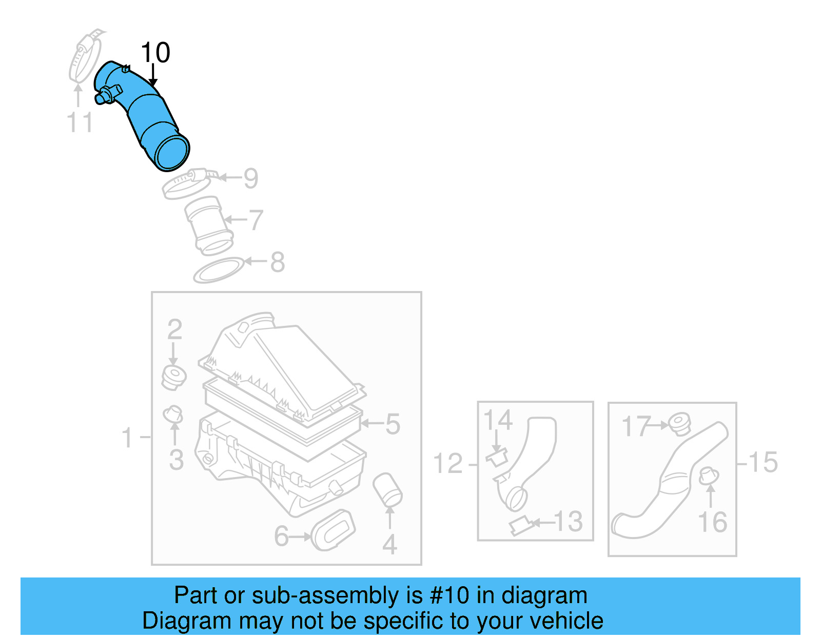Connector Pipe 1C0-129-684-BE - View 18