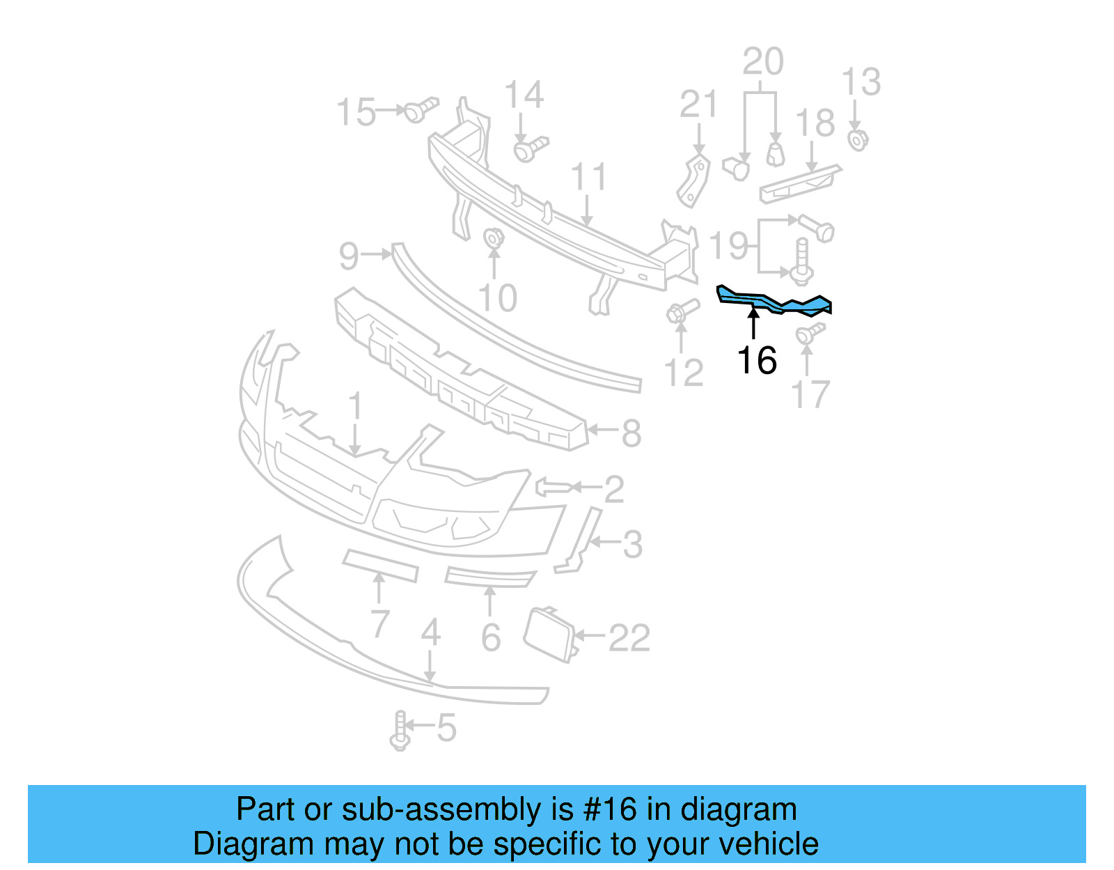 Side Bracket 3C0-807-890-A - View 5