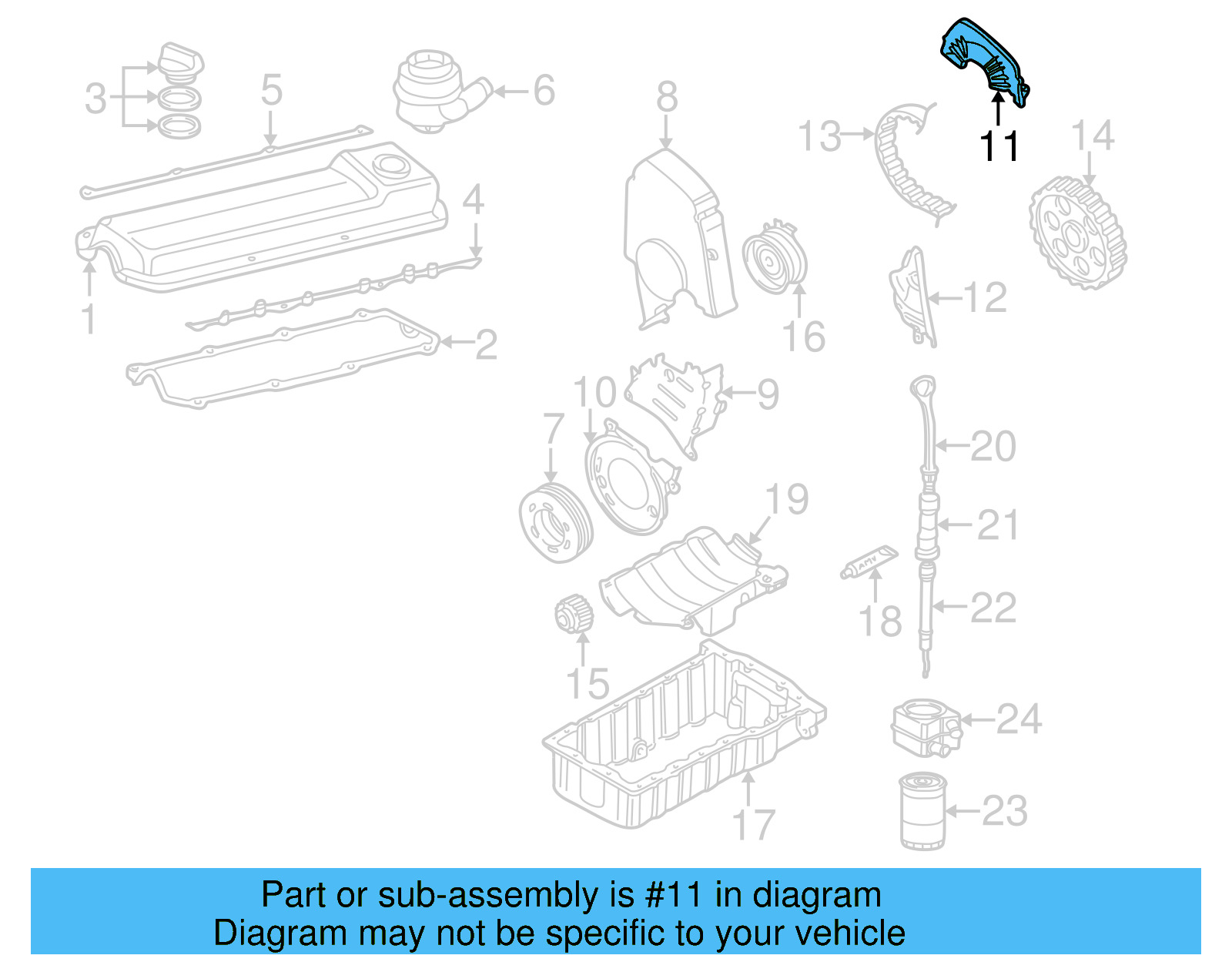 Inner Timing Cover 048-109-173-D