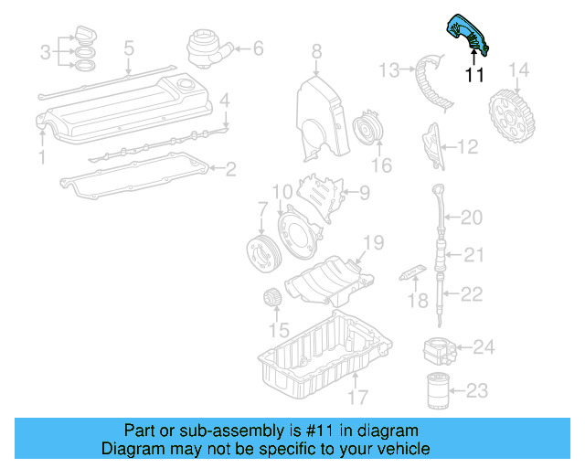 Inner Timing Cover 048-109-173-D - View 2