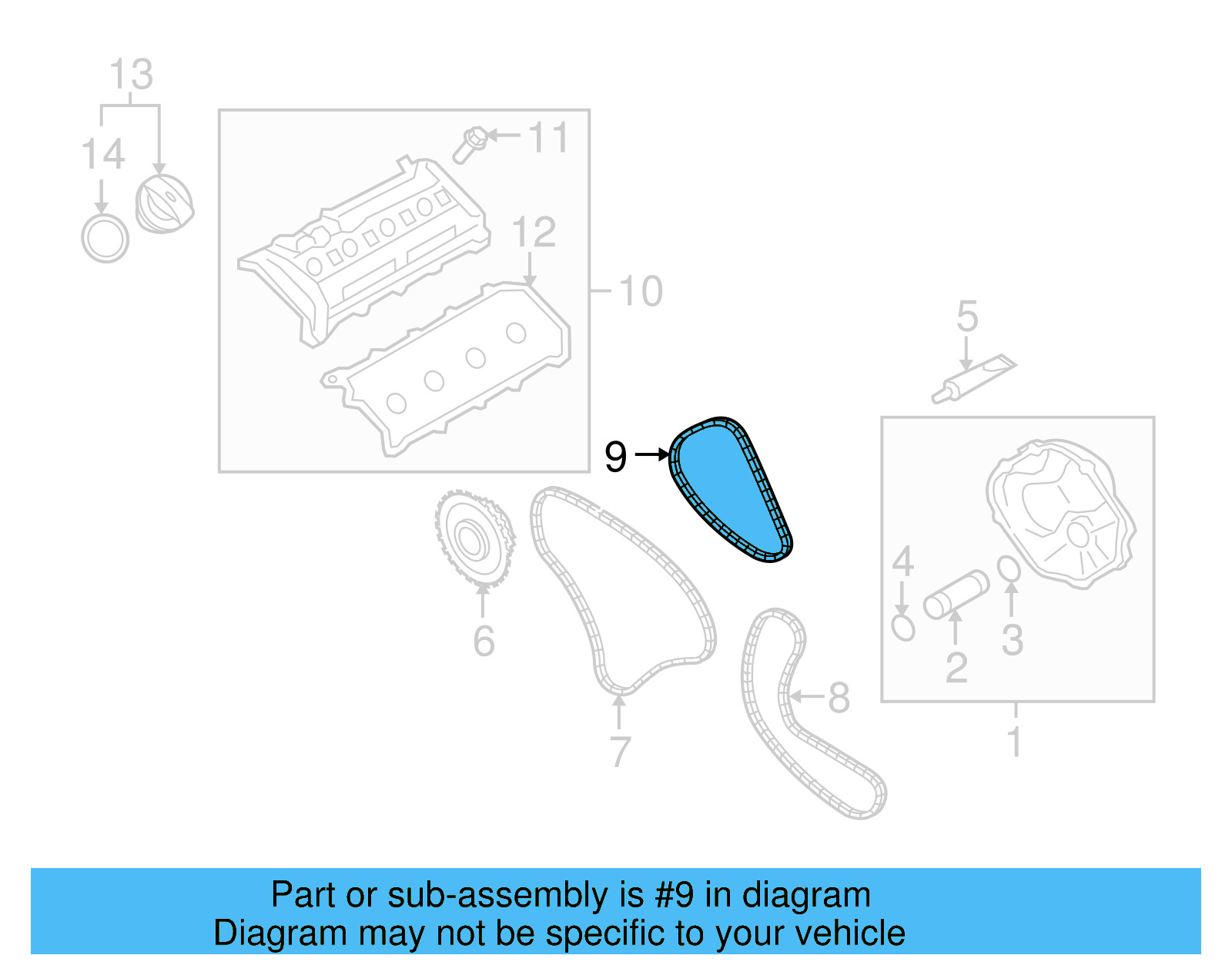 Timing Chain 06E-109-465-AP - View 4