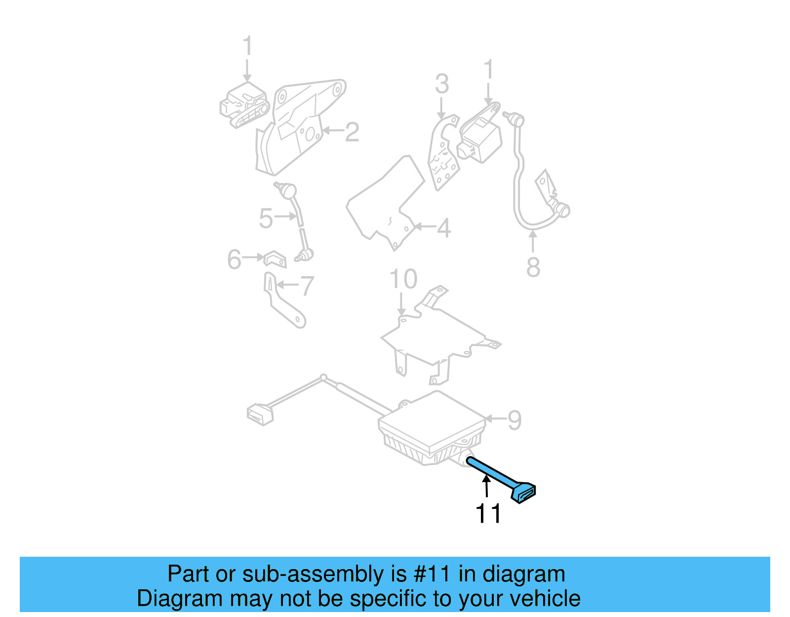 Suspension Self 1C0-971-671-A - View 6