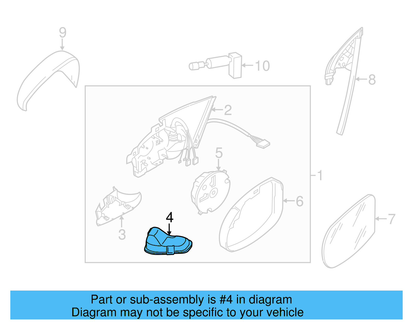 Signal Lamp 3C8-953-041-A