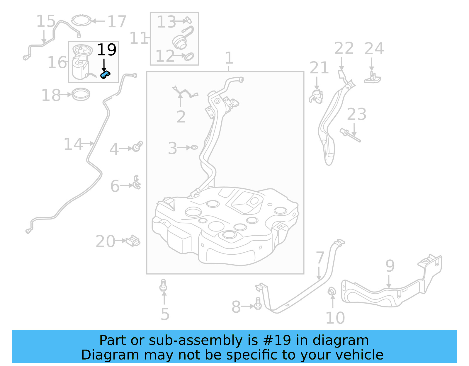 Fuel Gauge Sending Unit 5QM-919-673-K - View 4