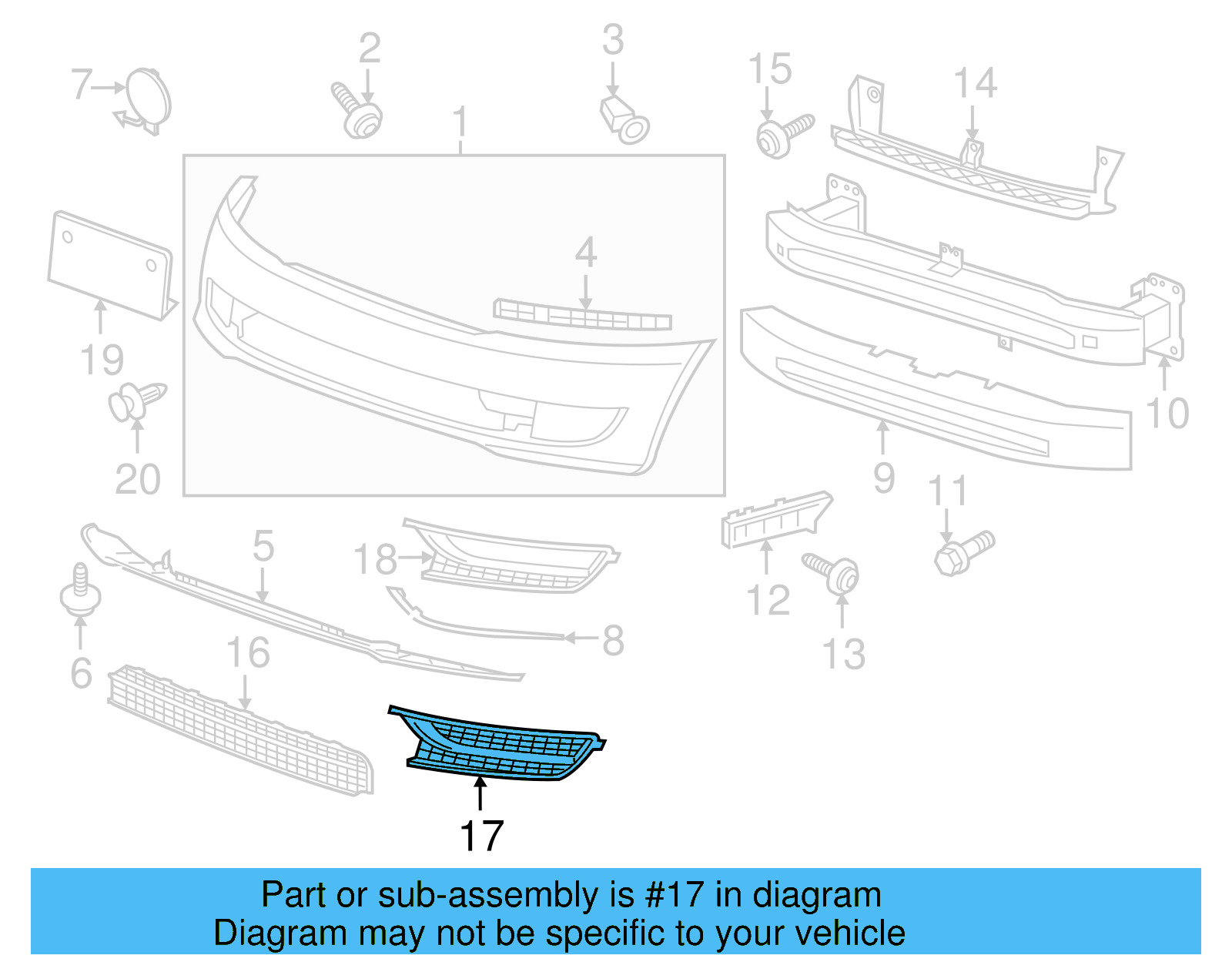 Outer Grille 561-853-666-C-9B9