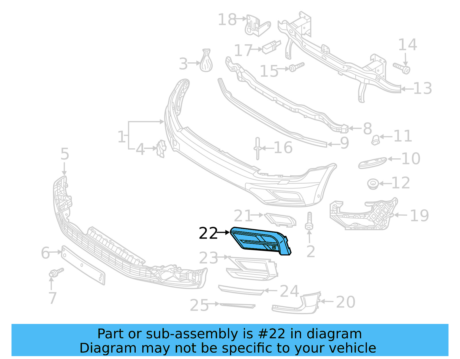 Upper Trim Panel 5NN-853-666-B-041 - View 4