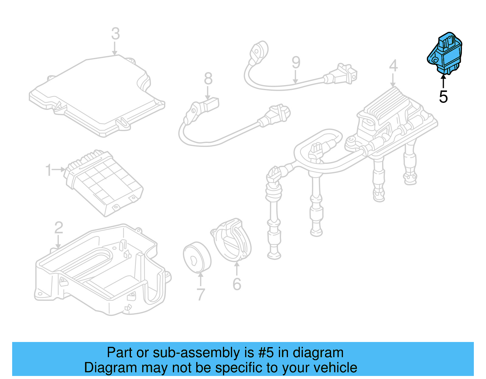 Control Module 4D0-905-351 - View 8