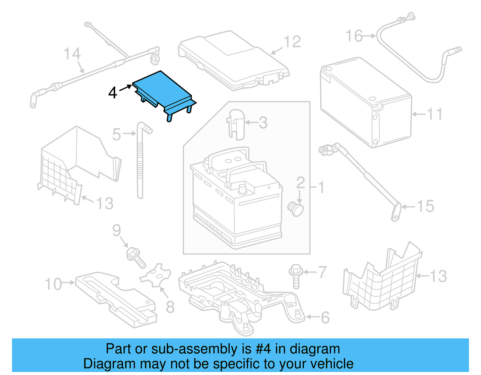 Top Cover 1K0-971-813-F-9B9 - View 6