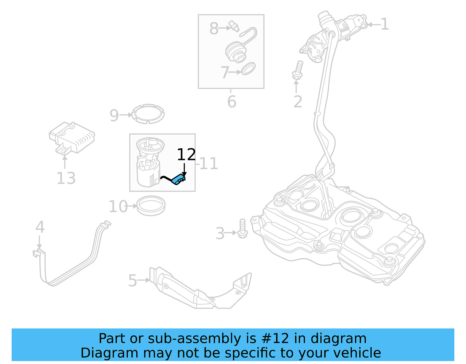 Sending Unit 5QM-919-673-J - View 4