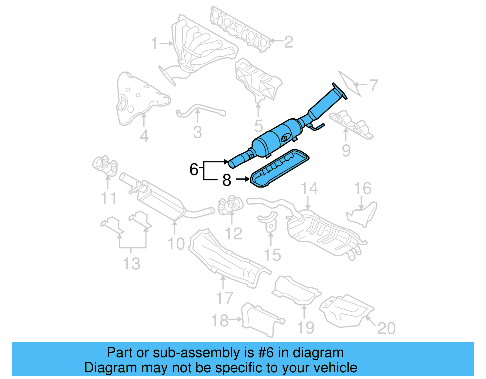 Converter & Pipe 1J0-254-506-R - View 6