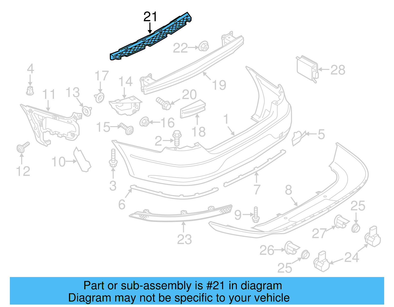 Center Support 3C8-807-863-D - View 4