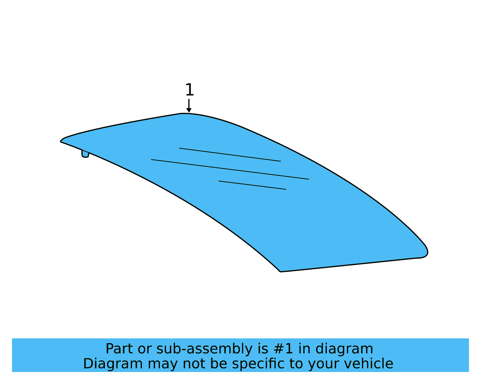 Back Glass 17A-845-051-R-NVB - View 4
