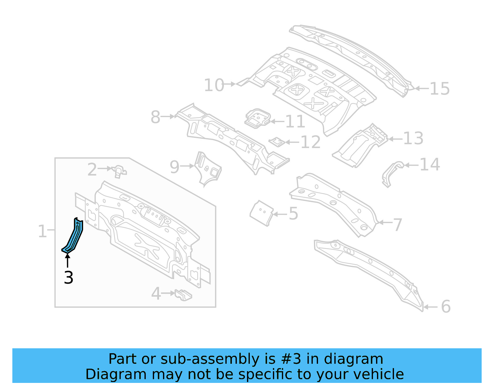 Bumper Bracket 17A-813-746-A - View 3