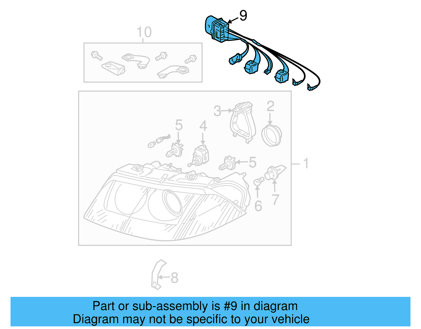 Wire Harness 3B0-971-671 - View 4
