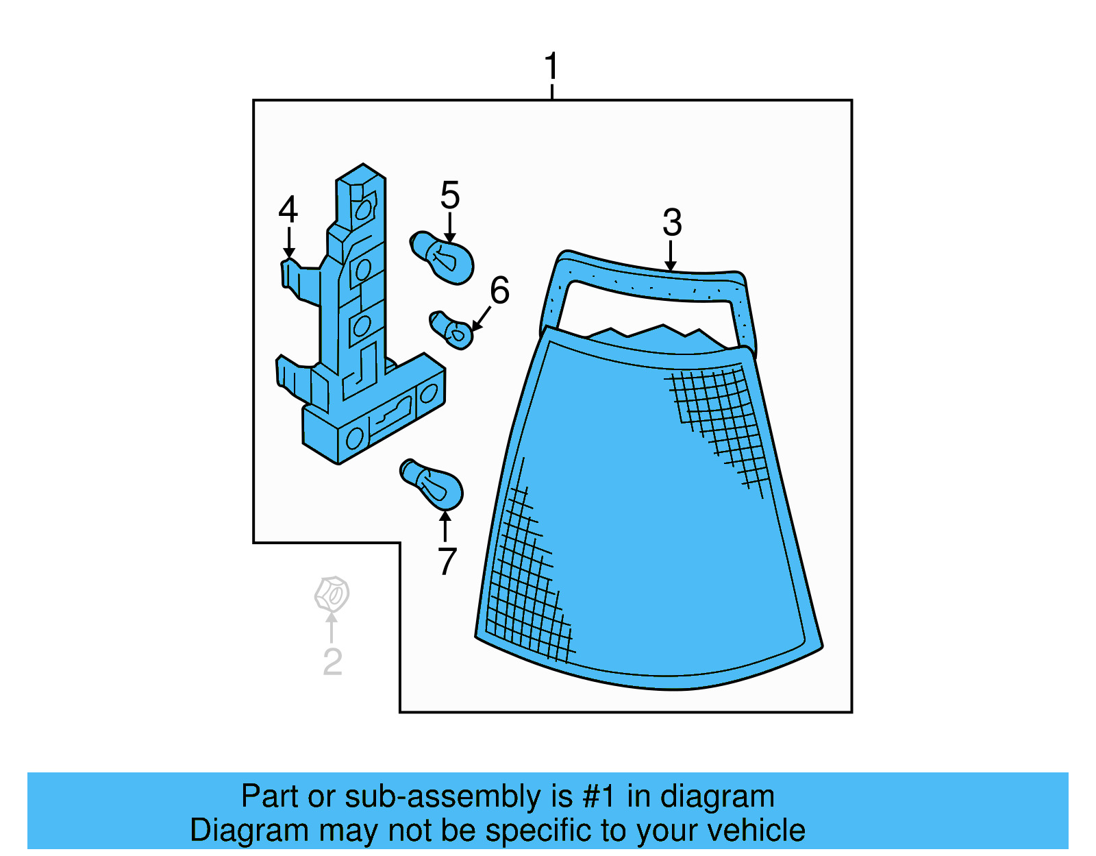Tail Lamp Assembly 1J9-945-096-R - View 4