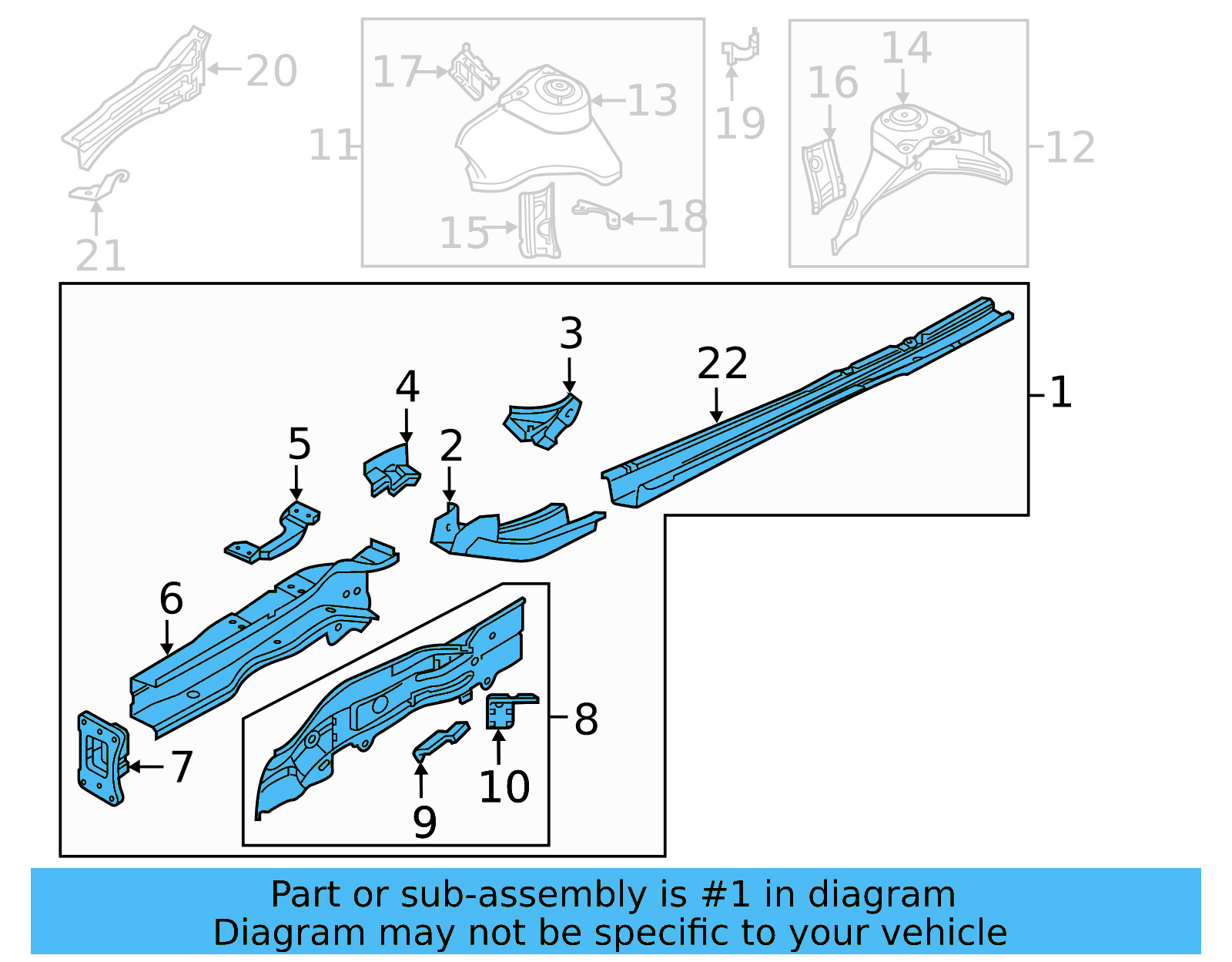 Rail Assembly 5QM-803-091-A