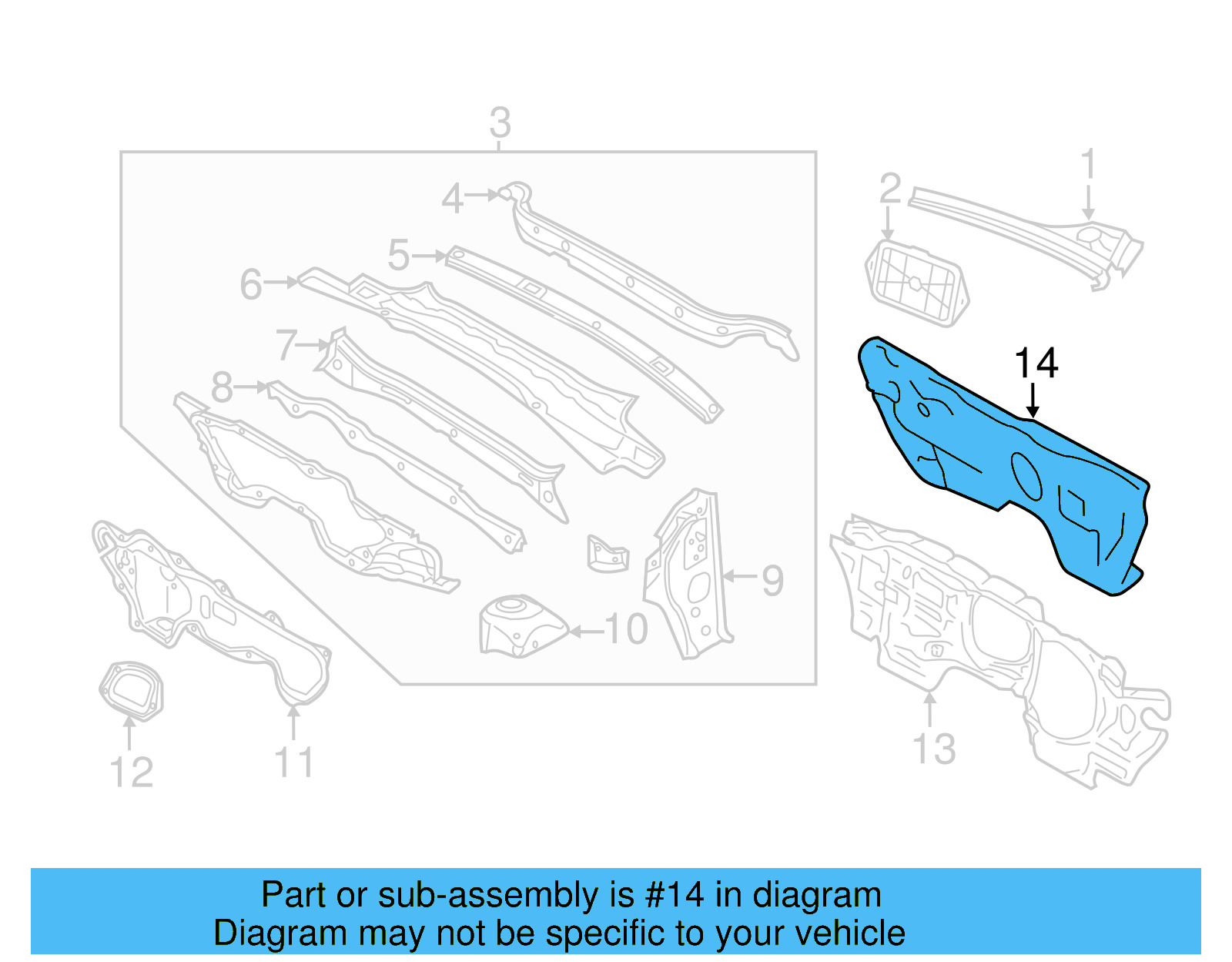 Sound Absorber 5C1-863-925-J - View 26