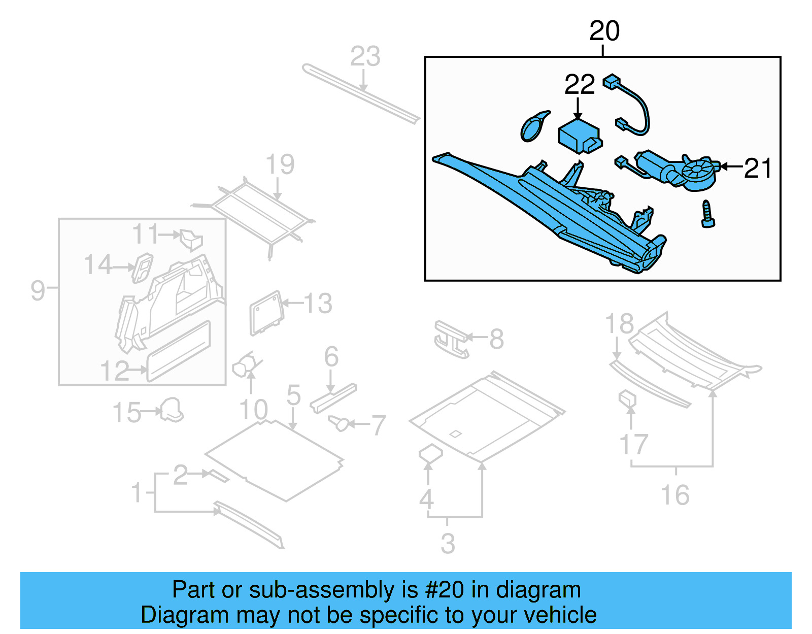 Blind 3C8-861-325-B-9B9 - View 2
