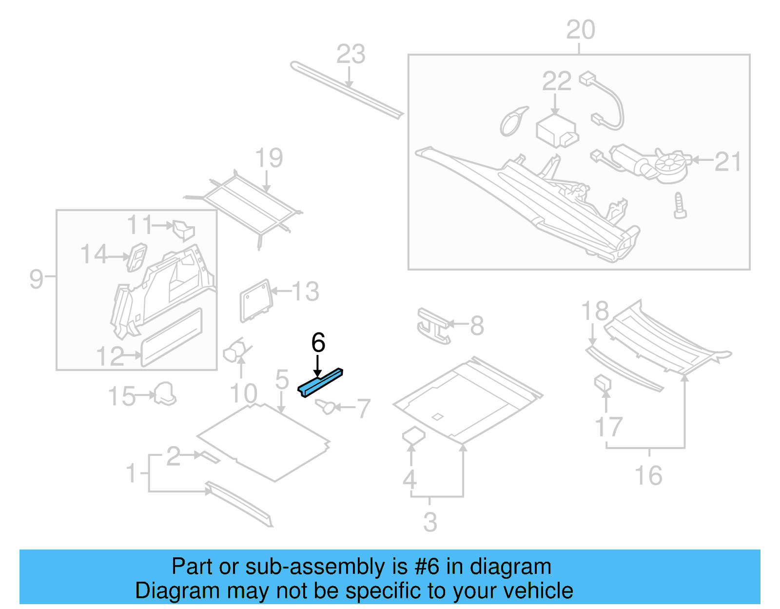 Insert 3C5-864-471-A - View 6