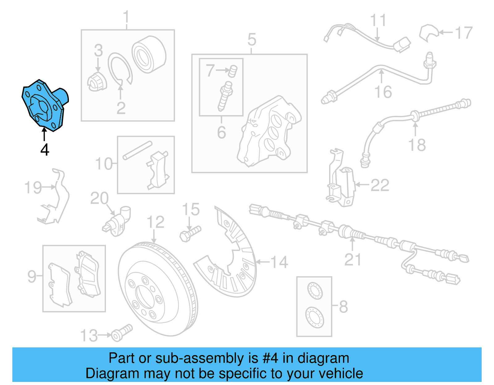 Front Hub 7P0-501-655-A - View 12