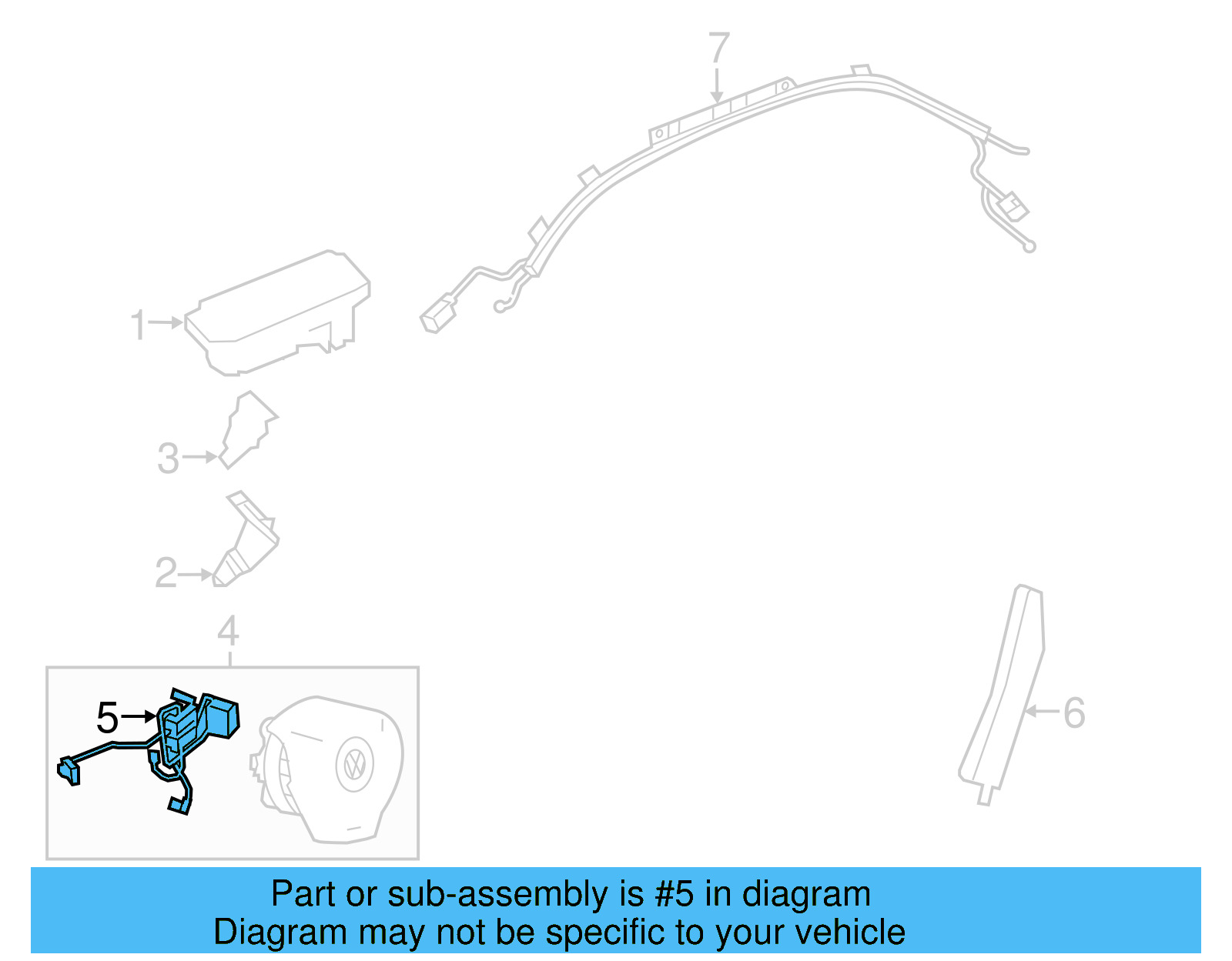 Wire Harness 5K0-971-584-B - View 15