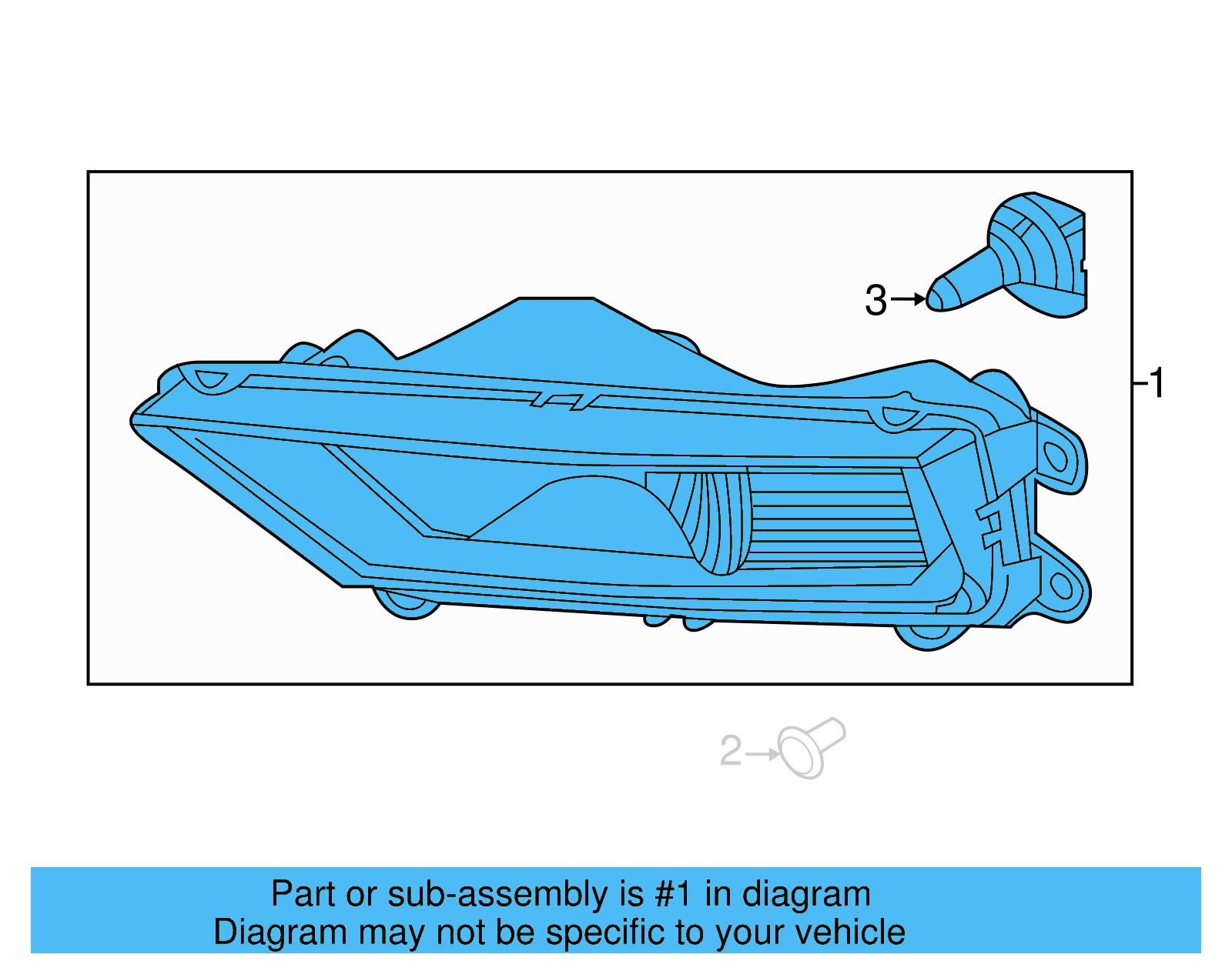 Fog Lamp Assembly 5NL-941-699 - View 2