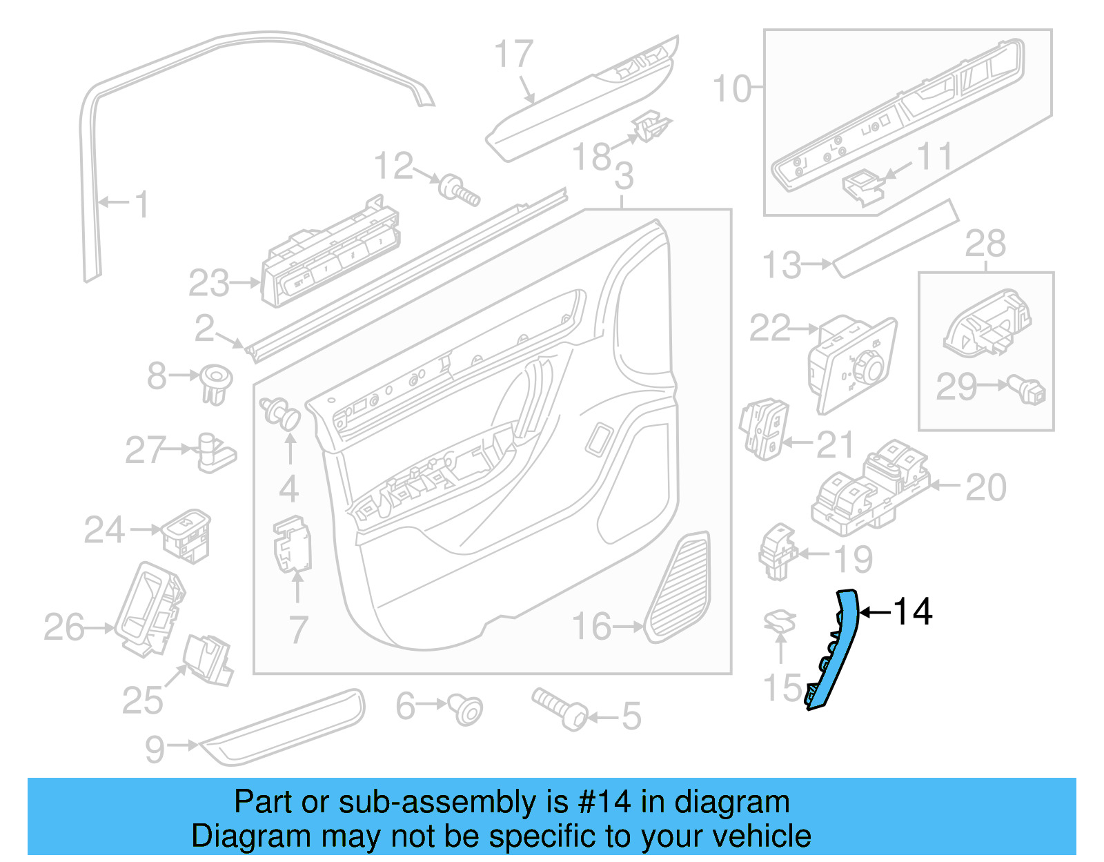 Handle Cover 7P6-867-171-81U - View 6