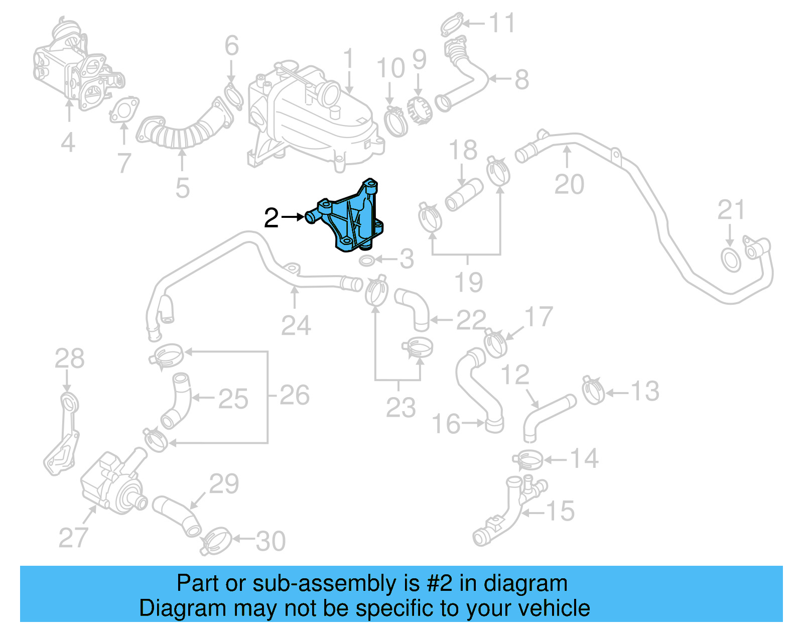 Water Manifold 059-131-425-A - View 7