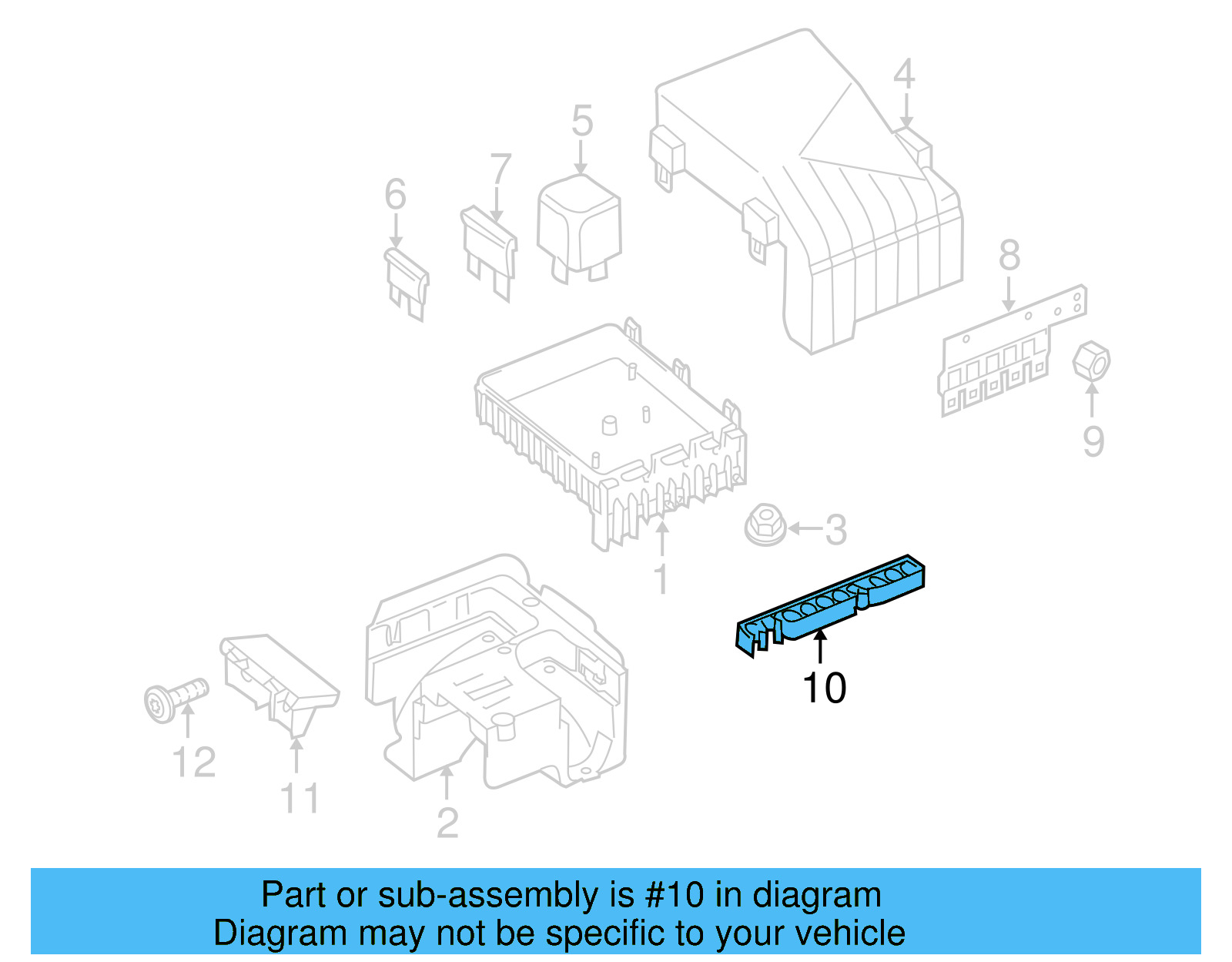 Cable Guide 3C0-971-848-E - View 16