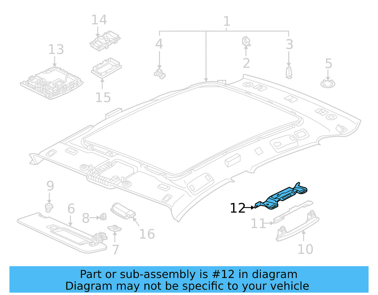 Assist Strap Mount Bracket 11K-858-687-B - View 4