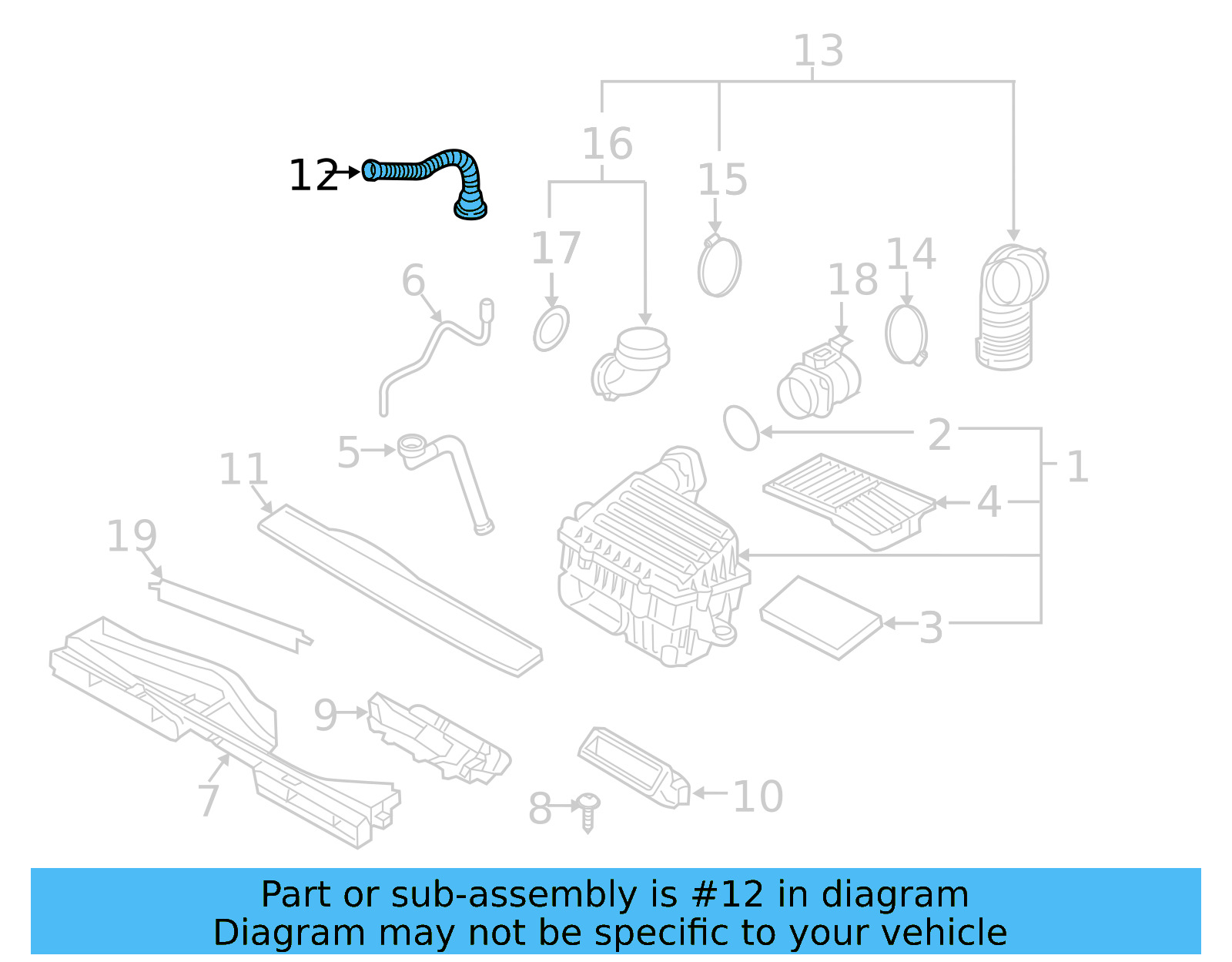 Vent Tube 06K-103-210-D - View 8